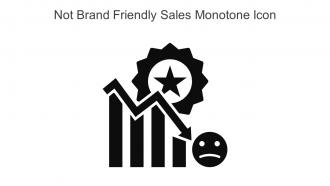 Not Brand Friendly Sales Monotone Icon In Powerpoint Pptx Png And Editable Eps Format