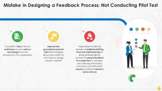 Not Conducting Pilot Test A Mistake In Feedback Process Training Ppt