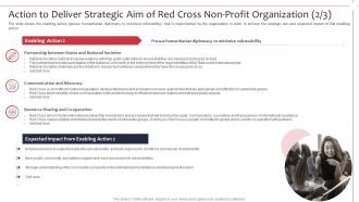 Not for profit organization strategies to achieve goals action to deliver strategic aim of red cross