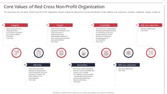 Not for profit organization strategies to achieve goals core values of red cross non profit organization
