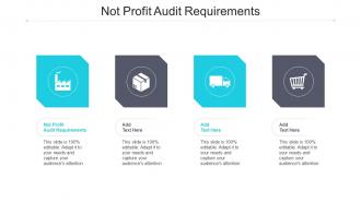 Not Profit Audit Requirements Ppt Powerpoint Presentation Portfolio Grid Cpb