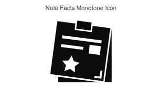 Note Facts Monotone Icon In Powerpoint Pptx Png And Editable Eps Format