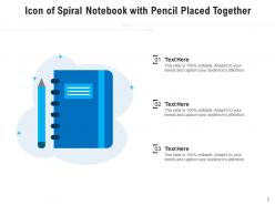 Notebook Business Sketching Together Flowerpot