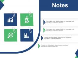 Notes for the project management ppt infographics outline
