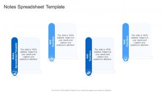 Notes Spreadsheet Template In Powerpoint And Google Slides Cpb