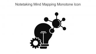 Notetaking Mind Mapping Monotone Icon In Powerpoint Pptx Png And Editable Eps Format