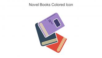 Novel Books Colored Icon In Powerpoint Pptx Png And Editable Eps Format