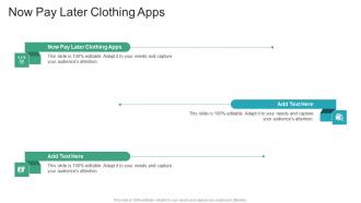 Now Pay Later Clothing Apps In Powerpoint And Google Slides Cpb