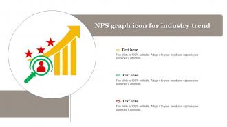 NPS Graph Icon For Industry Trend