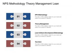 Nps methodology theory management lean software development methodology cpb
