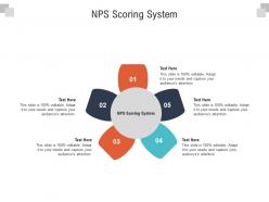 Nps scoring system ppt powerpoint presentation pictures infographics cpb