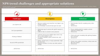 NPS Trend Challenges And Appropriate Solutions