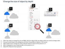 Nr three staged cloud computing data technology powerpoint template