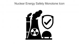 Nuclear Energy Safety Monotone Icon In Powerpoint Pptx Png And Editable Eps Format