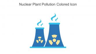 Nuclear Plant Pollution Colored Icon In Powerpoint Pptx Png And Editable Eps Format