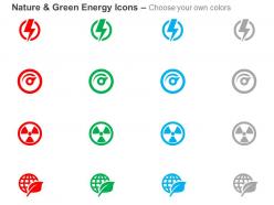 Nuclear power meter turbine nature safety ppt icons graphics