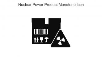 Nuclear Power Product Monotone Icon In Powerpoint Pptx Png And Editable Eps Format