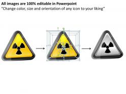 Nuclear power triangle powerpoint presentation slides db