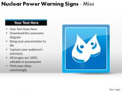 Nuclear power warning signs misc powerpoint presentation slides