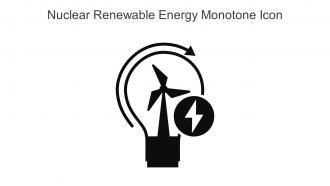 Nuclear Renewable Energy Monotone Icon In Powerpoint Pptx Png And Editable Eps Format