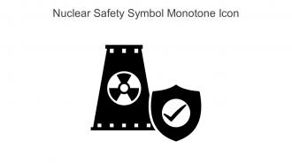 Nuclear Safety Symbol Monotone Icon In Powerpoint Pptx Png And Editable Eps Format