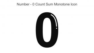 Number 0 Count Sum Monotone Icon In Powerpoint Pptx Png And Editable Eps Format