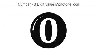 Number 0 Digit Value Monotone Icon In Powerpoint Pptx Png And Editable Eps Format