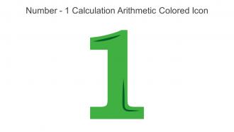 Number 1 Calculation Arithmetic Colored Icon In Powerpoint Pptx Png And Editable Eps Format