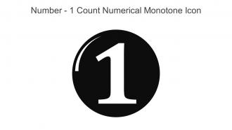 Number 1 Count Numerical Monotone Icon In Powerpoint Pptx Png And Editable Eps Format