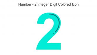 Number 2 Integer Digit Colored Icon In Powerpoint Pptx Png And Editable Eps Format