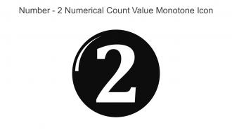 Number 2 Numerical Count Value Monotone Icon In Powerpoint Pptx Png And Editable Eps Format