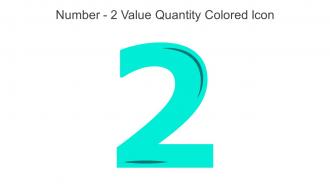 Number 2 Value Quantity Colored Icon In Powerpoint Pptx Png And Editable Eps Format