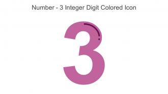 Number 3 Integer Digit Colored Icon In Powerpoint Pptx Png And Editable Eps Format