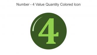 Number 4 Value Quantity Colored Icon In Powerpoint Pptx Png And Editable Eps Format