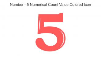 Number 5 Numerical Count Value Colored Icon In Powerpoint Pptx Png And Editable Eps Format