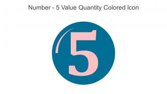 Number 5 Value Quantity Colored Icon In Powerpoint Pptx Png And Editable Eps Format