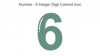 Number 6 Integer Digit Colored Icon In Powerpoint Pptx Png And Editable Eps Format