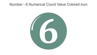 Number 6 Numerical Count Value Colored Icon In Powerpoint Pptx Png And Editable Eps Format