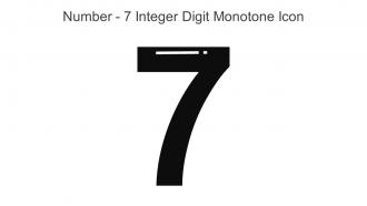 Number 7 Integer Digit Monotone Icon In Powerpoint Pptx Png And Editable Eps Format