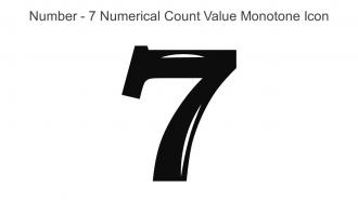 Number 7 Numerical Count Value Monotone Icon In Powerpoint Pptx Png And Editable Eps Format