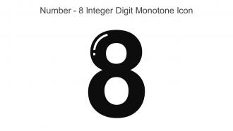 Number 8 Integer Digit Monotone Icon In Powerpoint Pptx Png And Editable Eps Format