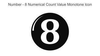 Number 8 Numerical Count Value Monotone Icon In Powerpoint Pptx Png And Editable Eps Format