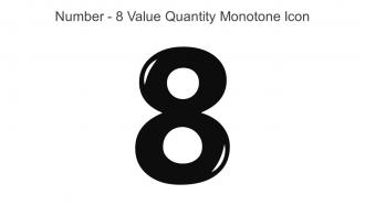 Number 8 Value Quantity Monotone Icon In Powerpoint Pptx Png And Editable Eps Format
