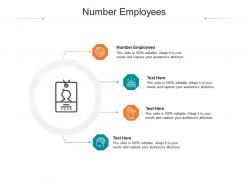 Number employees ppt powerpoint presentation slides styles cpb