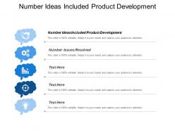 Number ideas included product development number issues resolved