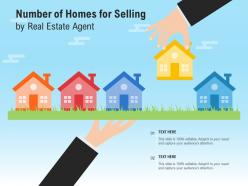 Number Of Homes For Selling By Real Estate Agent