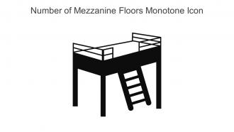 Number Of Mezzanine Floors Monotone Icon In Powerpoint Pptx Png And Editable Eps Format