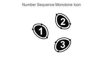 Number Sequence Monotone Icon In Powerpoint Pptx Png And Editable Eps Format