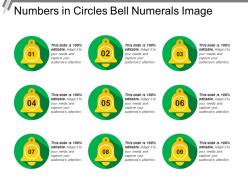 Numbers in circles bell numerals image