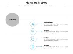 Numbers metrics ppt powerpoint presentation portfolio maker cpb